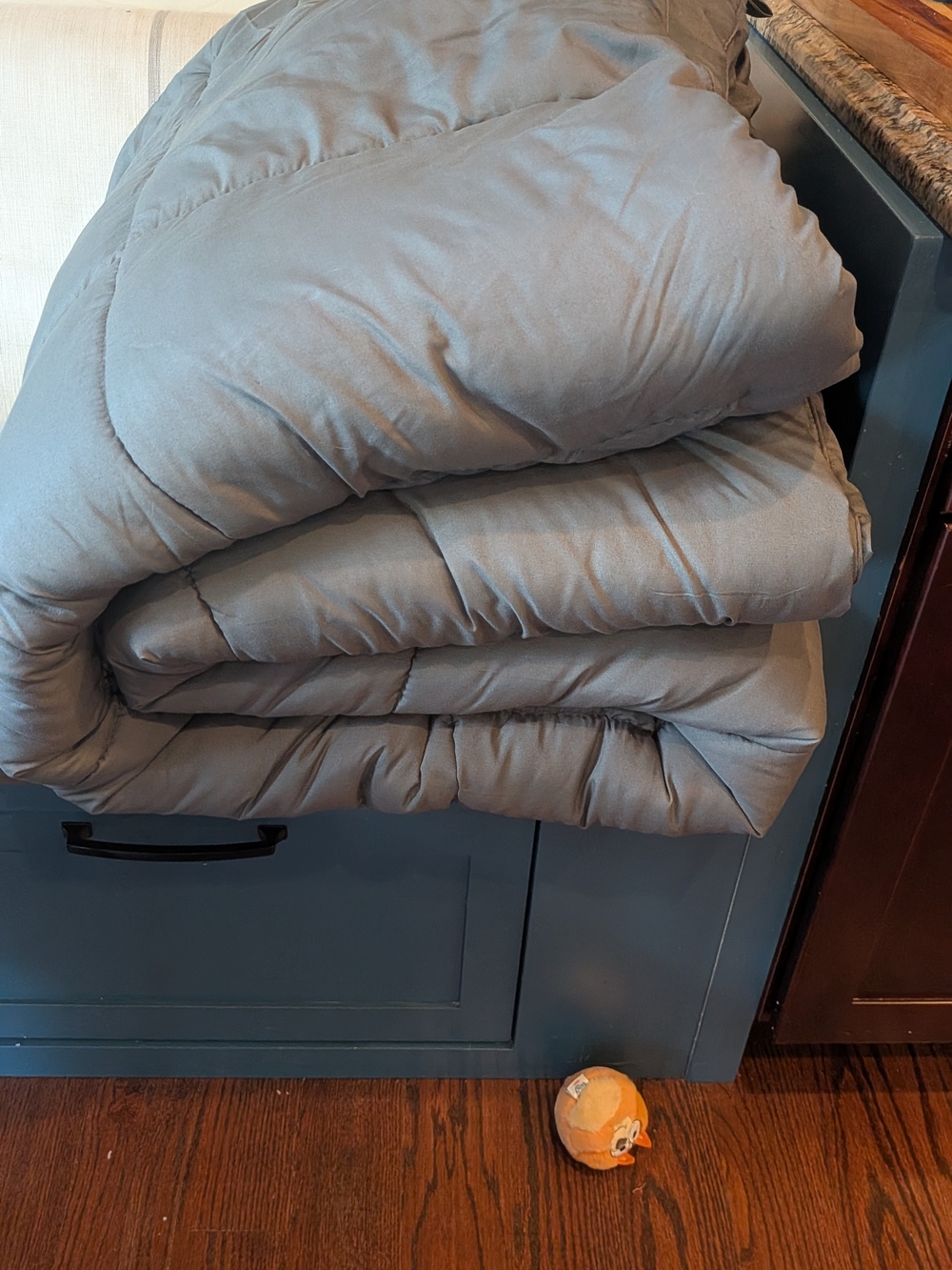 UTopia Gray Plush Down Alternative Comforter - King